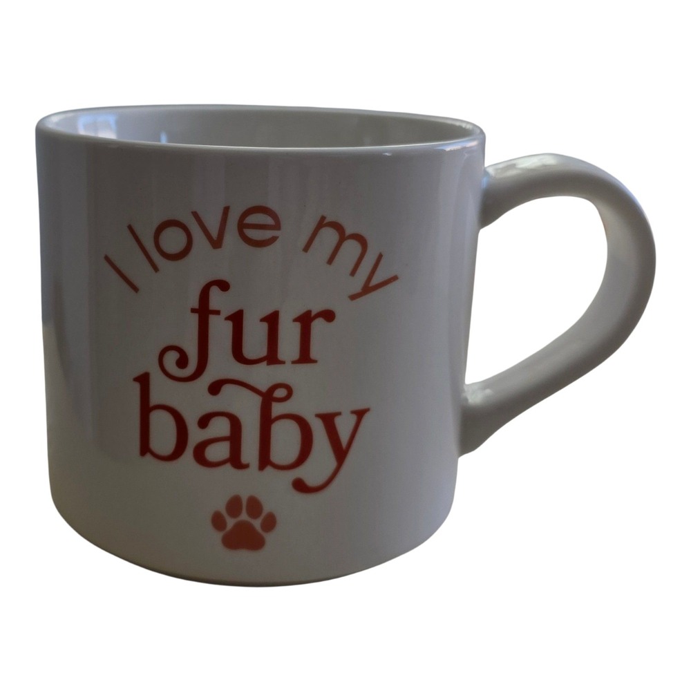 New Parker Lane I LOVE MY FUR BABY Mug 16 Oz